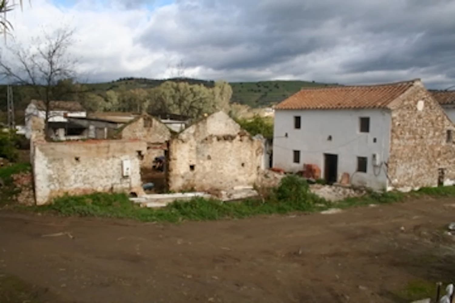 Original Andalusian buildings before the creation of Dragonfly Retreat